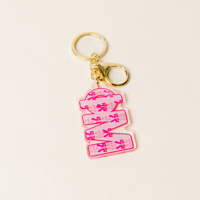 Phi Mu Oh So Fancy Letter Acrylic Keychain