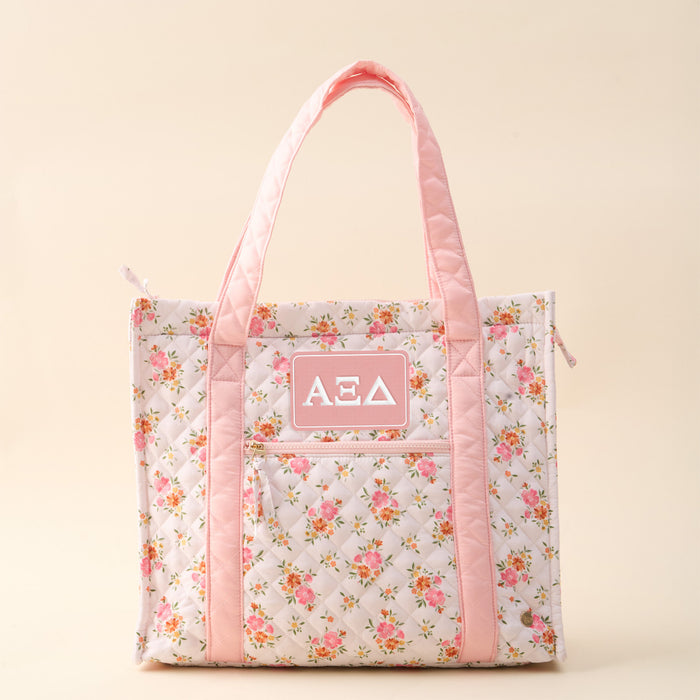 Alpha Xi Delta The Everyday Quilted Tote Bag