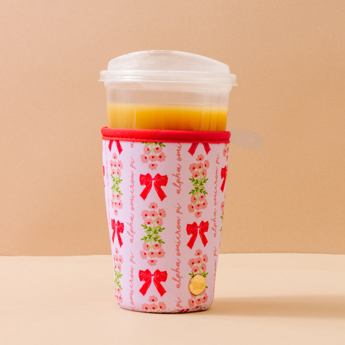 Alpha Omicron Pi Sip Savvy Drink Sleeve Large