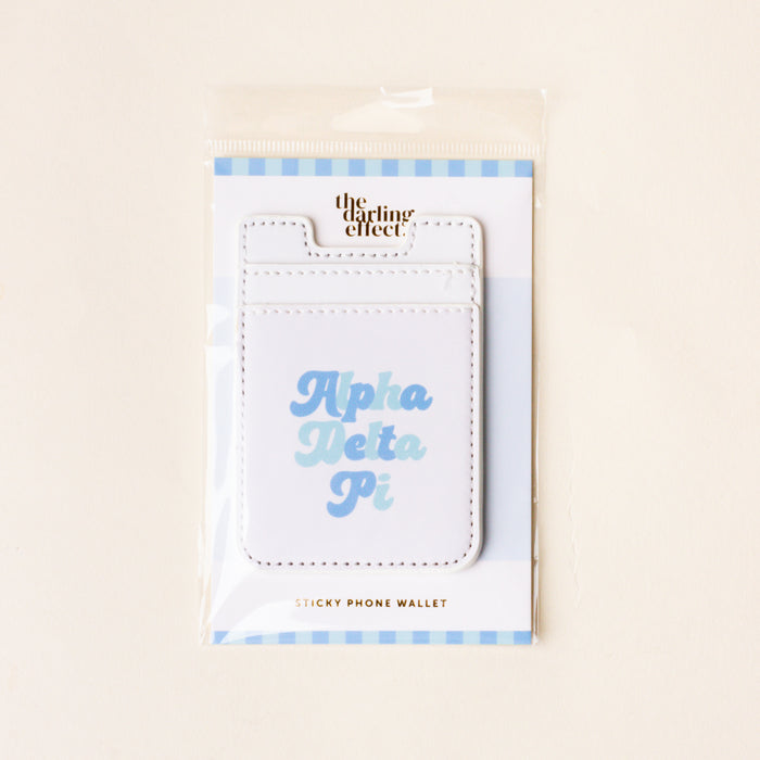 Alpha Delta Pi Stick-On Phone Wallet