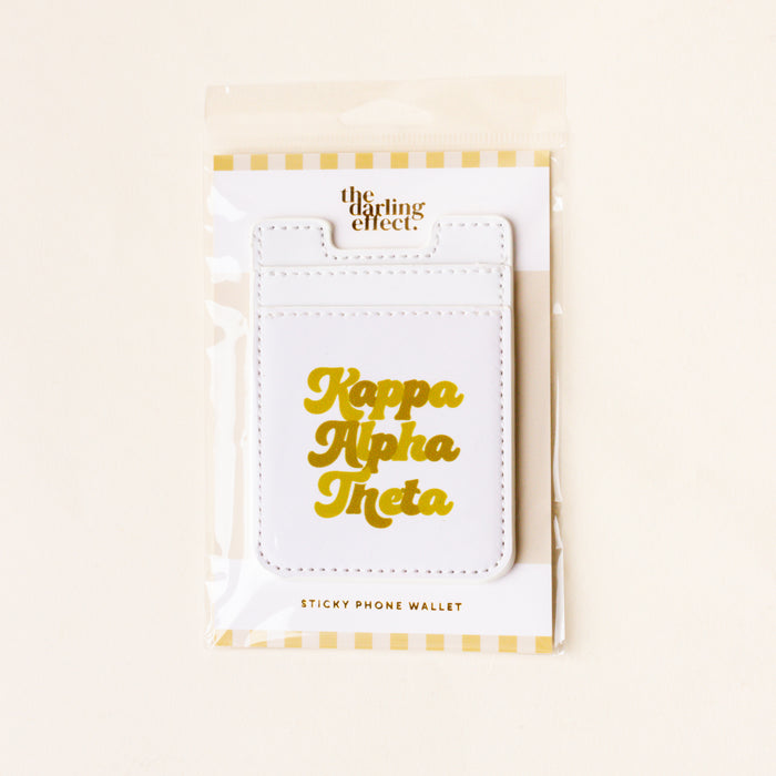 Kappa Alpha Theta Stick-On Phone Wallet