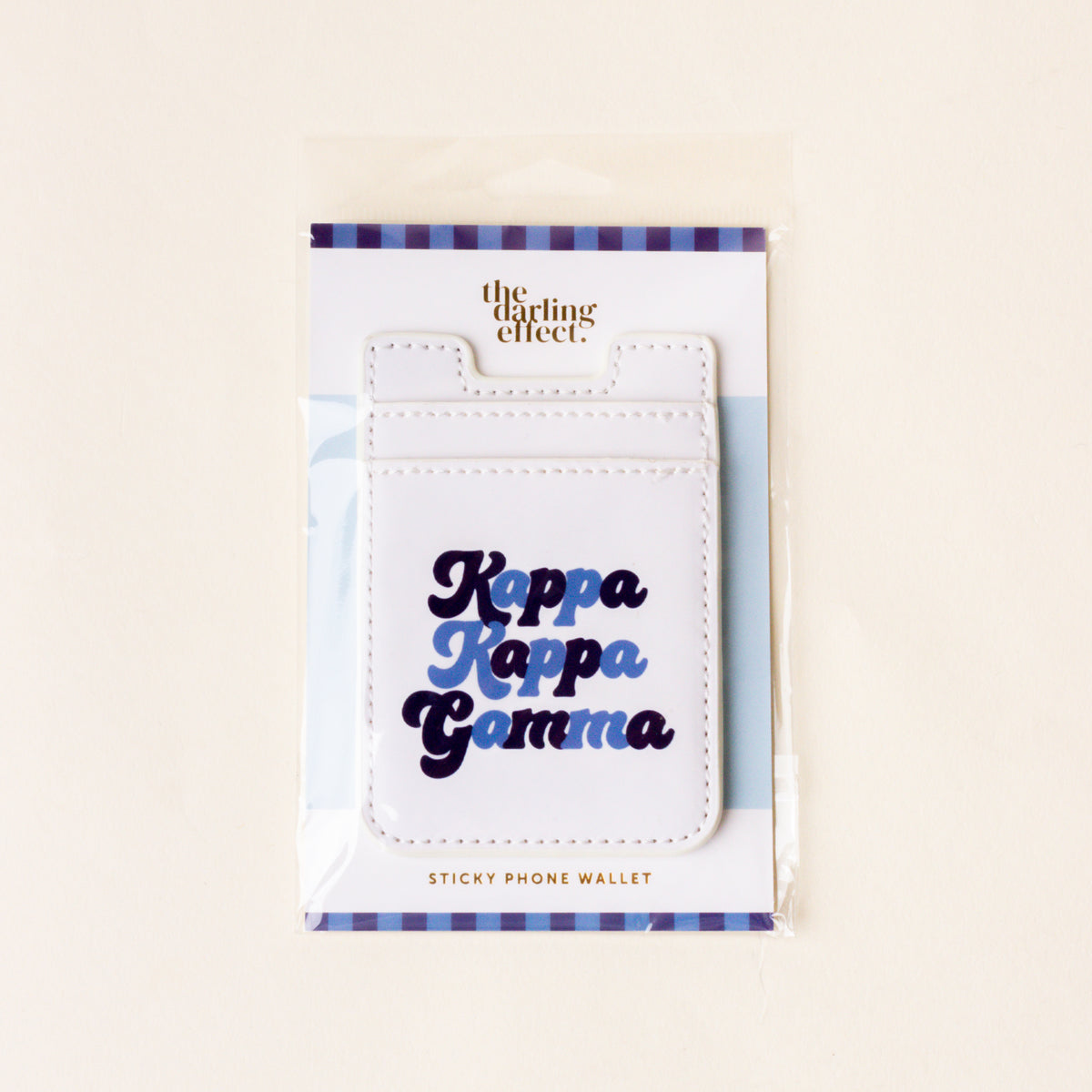 Kappa Kappa Gamma Stick-On Phone Wallet