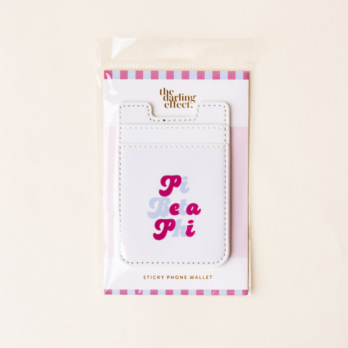 Pi Beta Phi Stick-On Phone Wallet