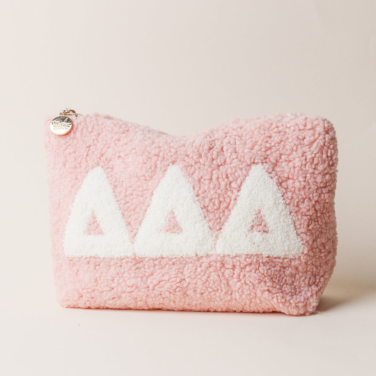 Delta Delta Delta Blush Teddy Letter Pouch