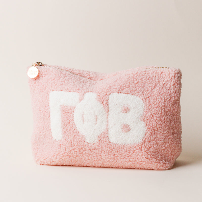 Gamma Phi Beta Blush Teddy Letter Pouch