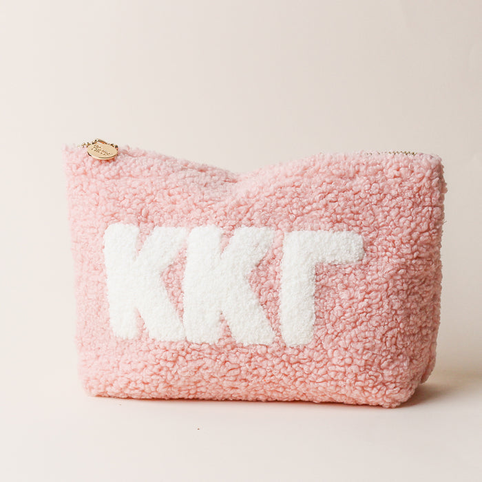 Kappa Kappa Gamma Teddy Letter Pouch Blush