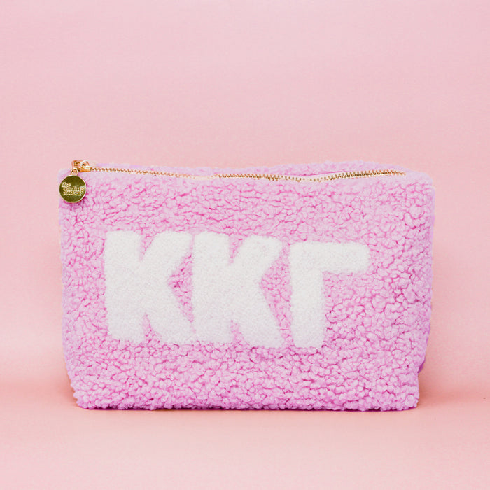 Kappa Kappa Gamma Teddy Letter Pouch Lilac