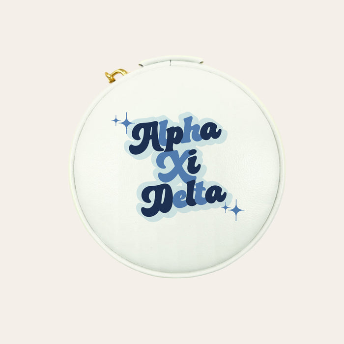 Alpha Xi Delta Travel Jewelry Case