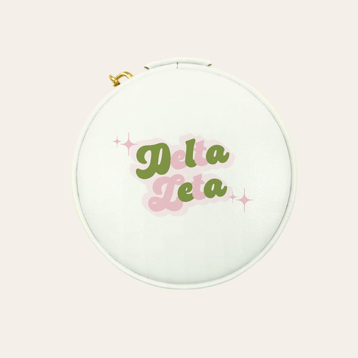 Delta Zeta Travel Jewelry Case
