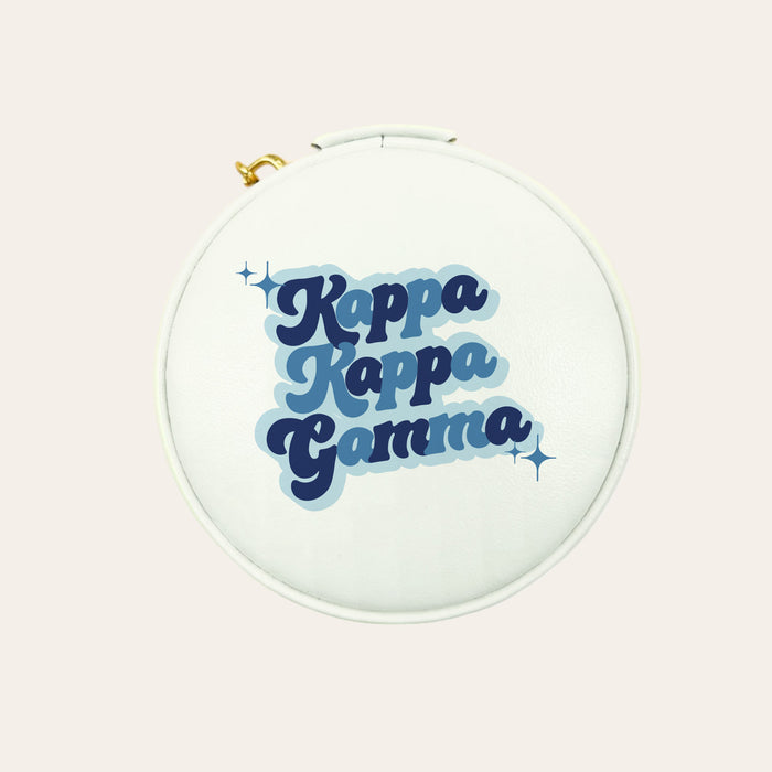 Kappa Kappa Gamma Travel Jewelry Case
