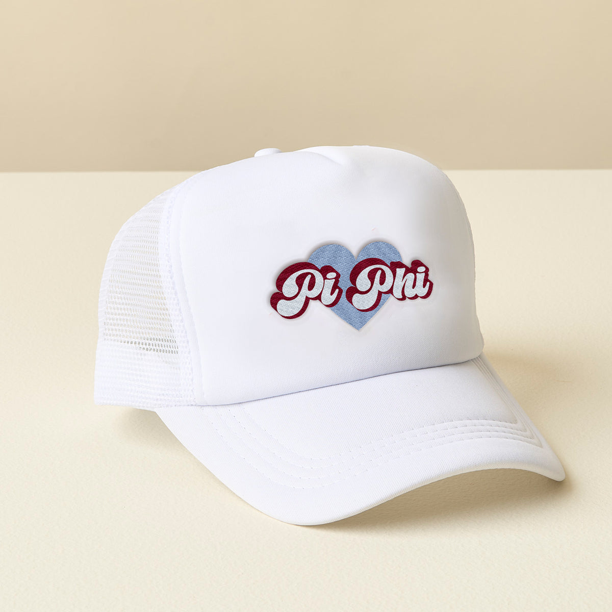 Pi Beta Phi White Trucker Hat
