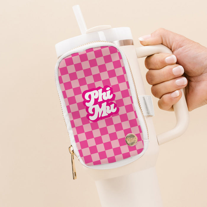 Phi Mu Tumbler Fanny Pack