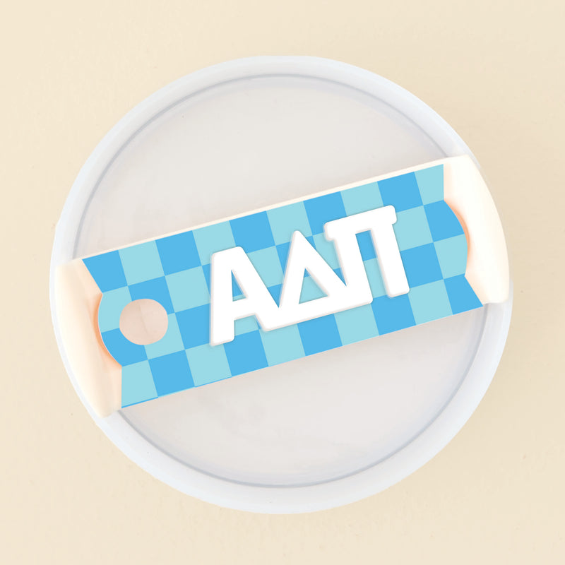 Alpha Delta Pi Tumbler Lid Tag