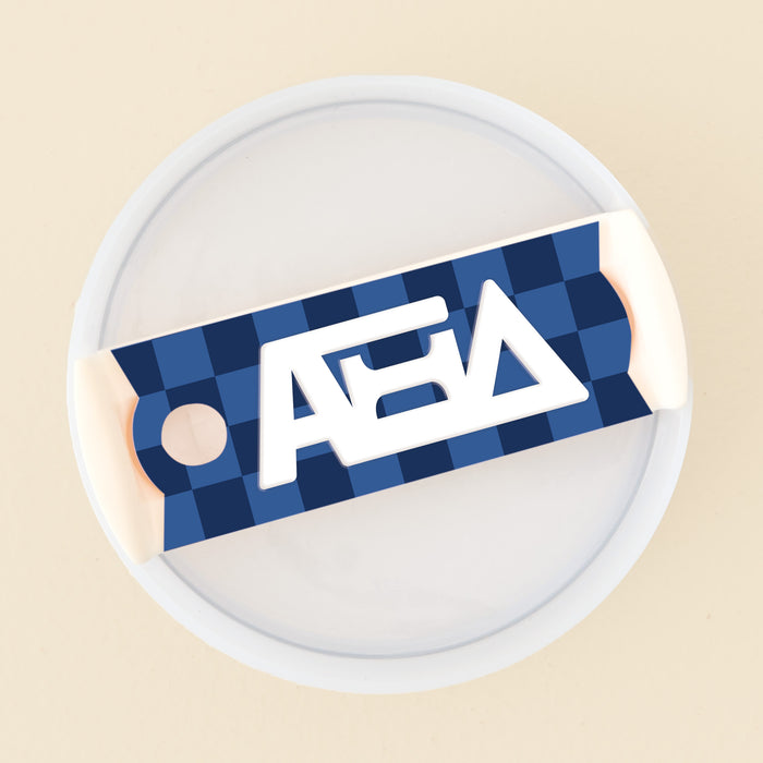 Alpha Xi Delta Tumbler Lid Tag
