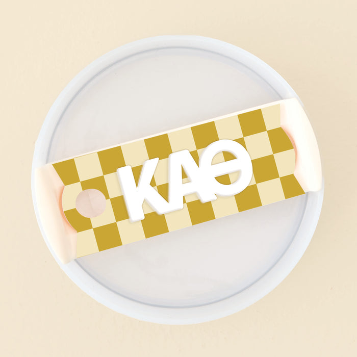 Kappa Alpha Theta Tumbler Lid Tag
