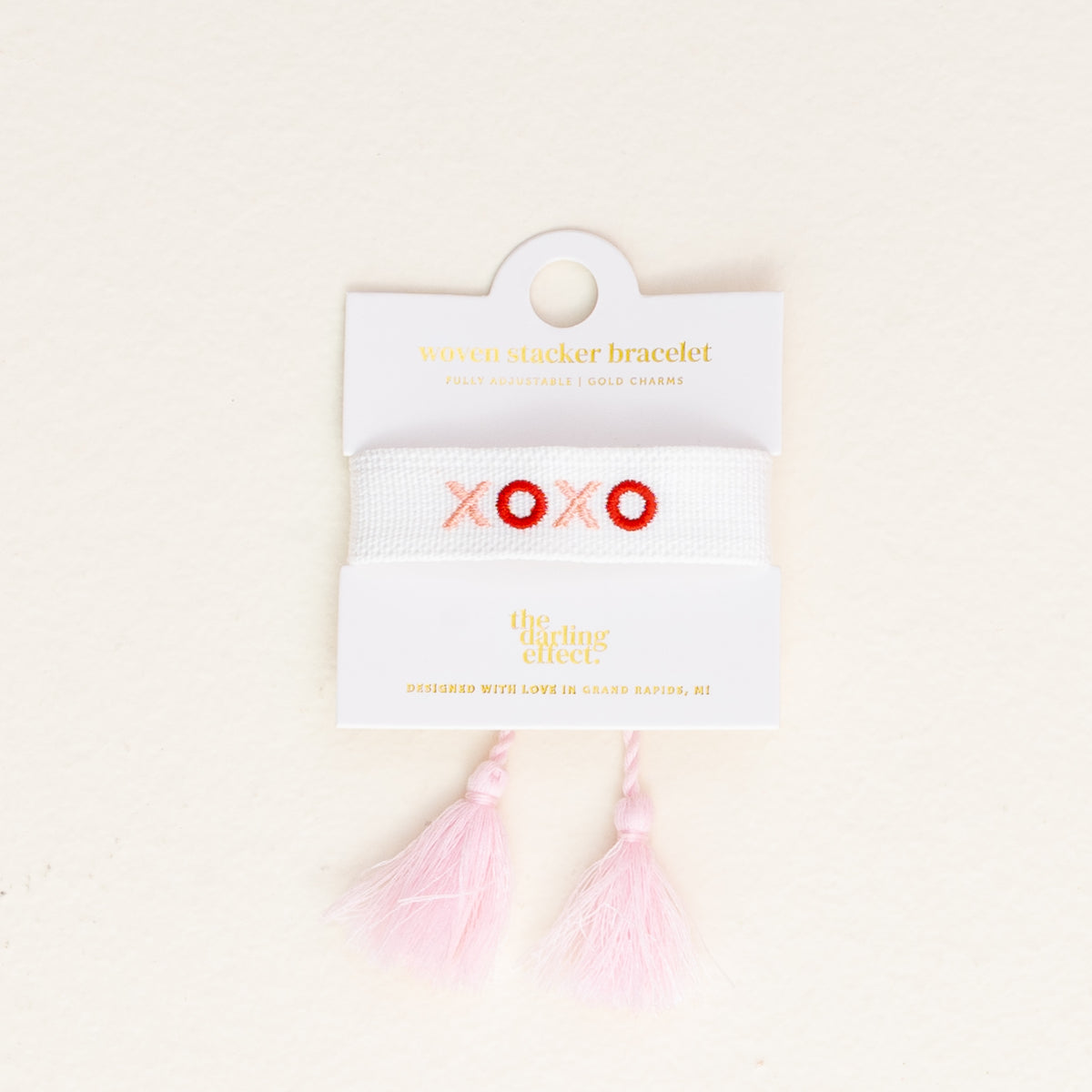 XOXO Woven Bracelet
