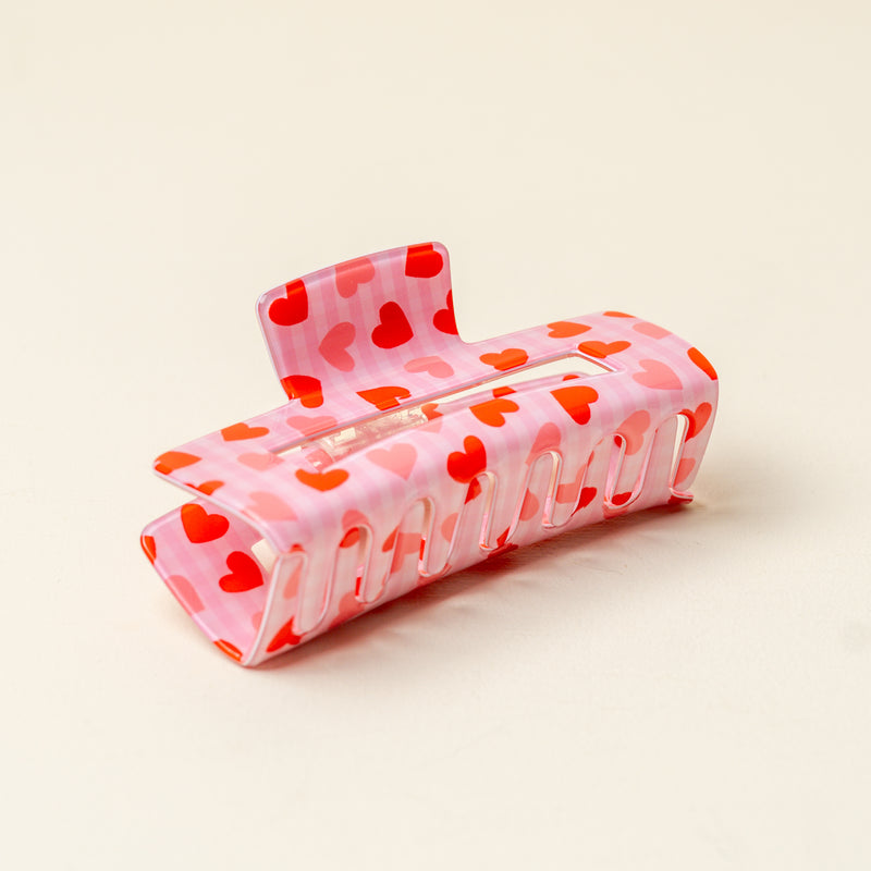 Charming Gingham Claw Clip