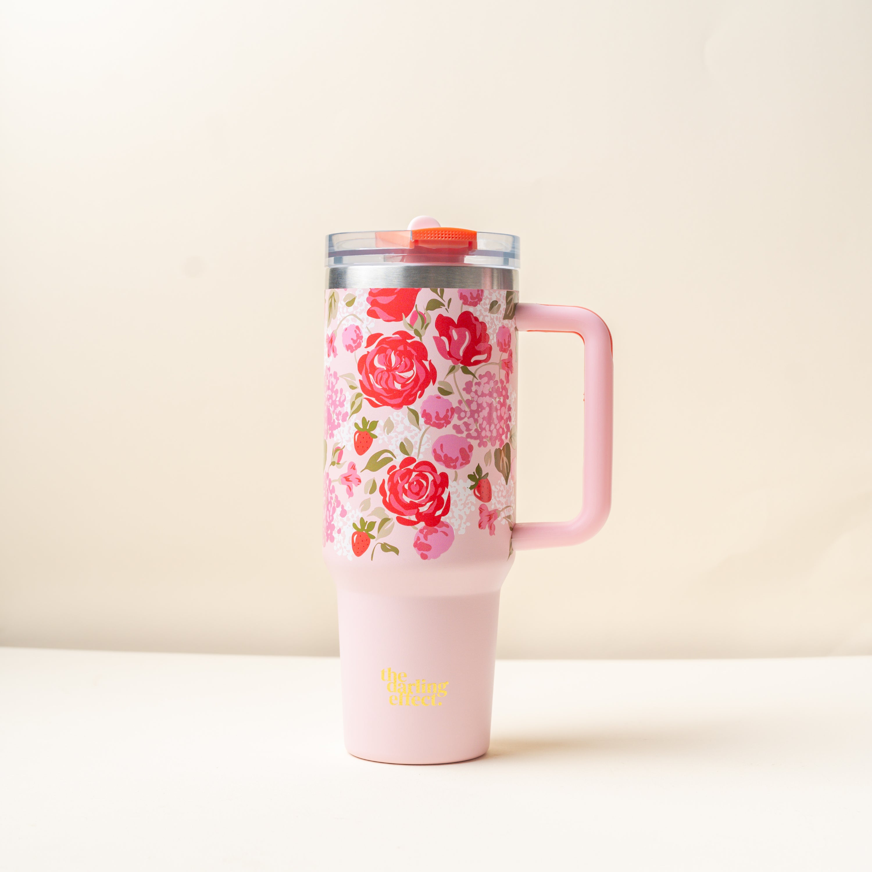 Rose Garden Lifestyle Flip Straw Tumbler