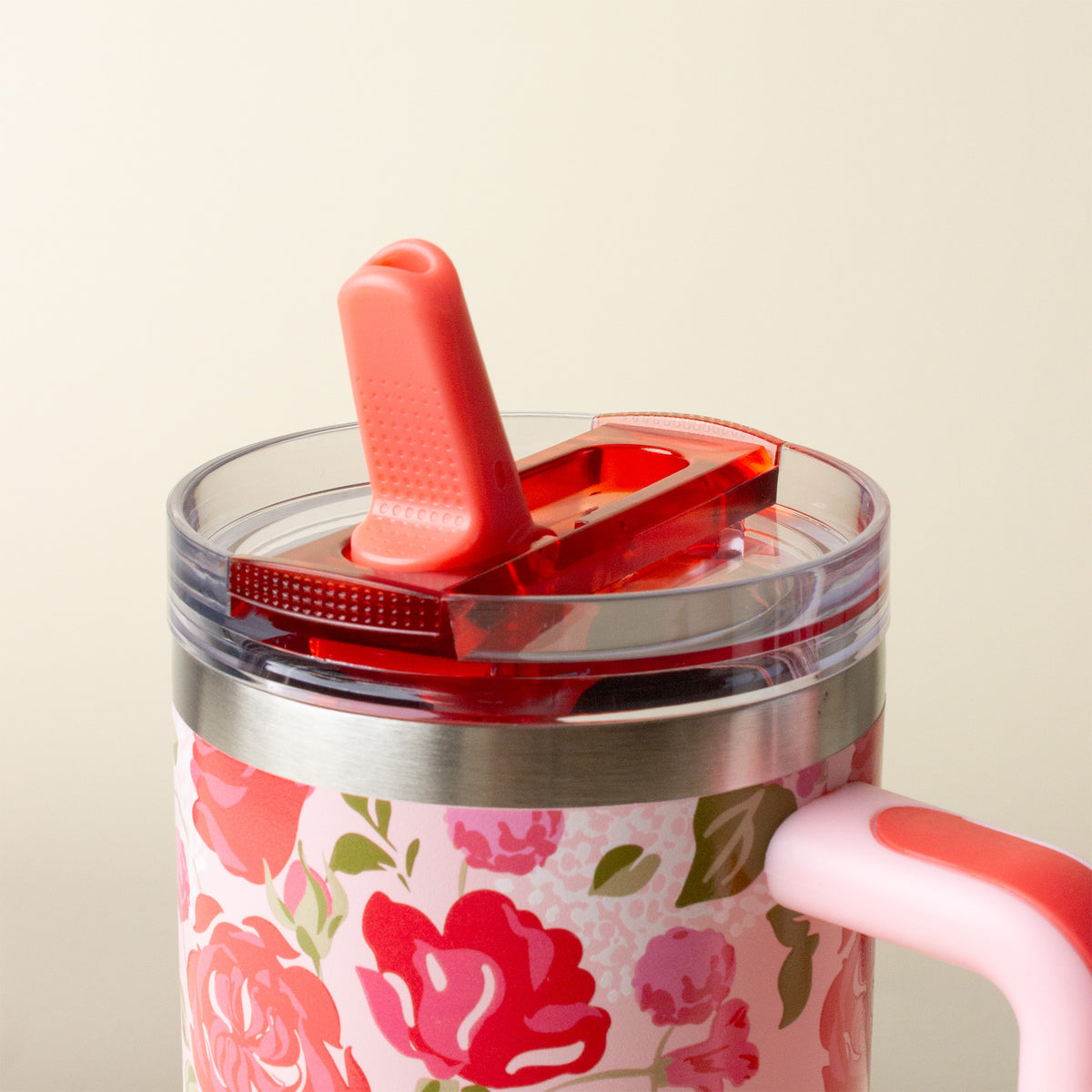 Rose Garden 40 oz Lifestyle Flip Straw Tumbler