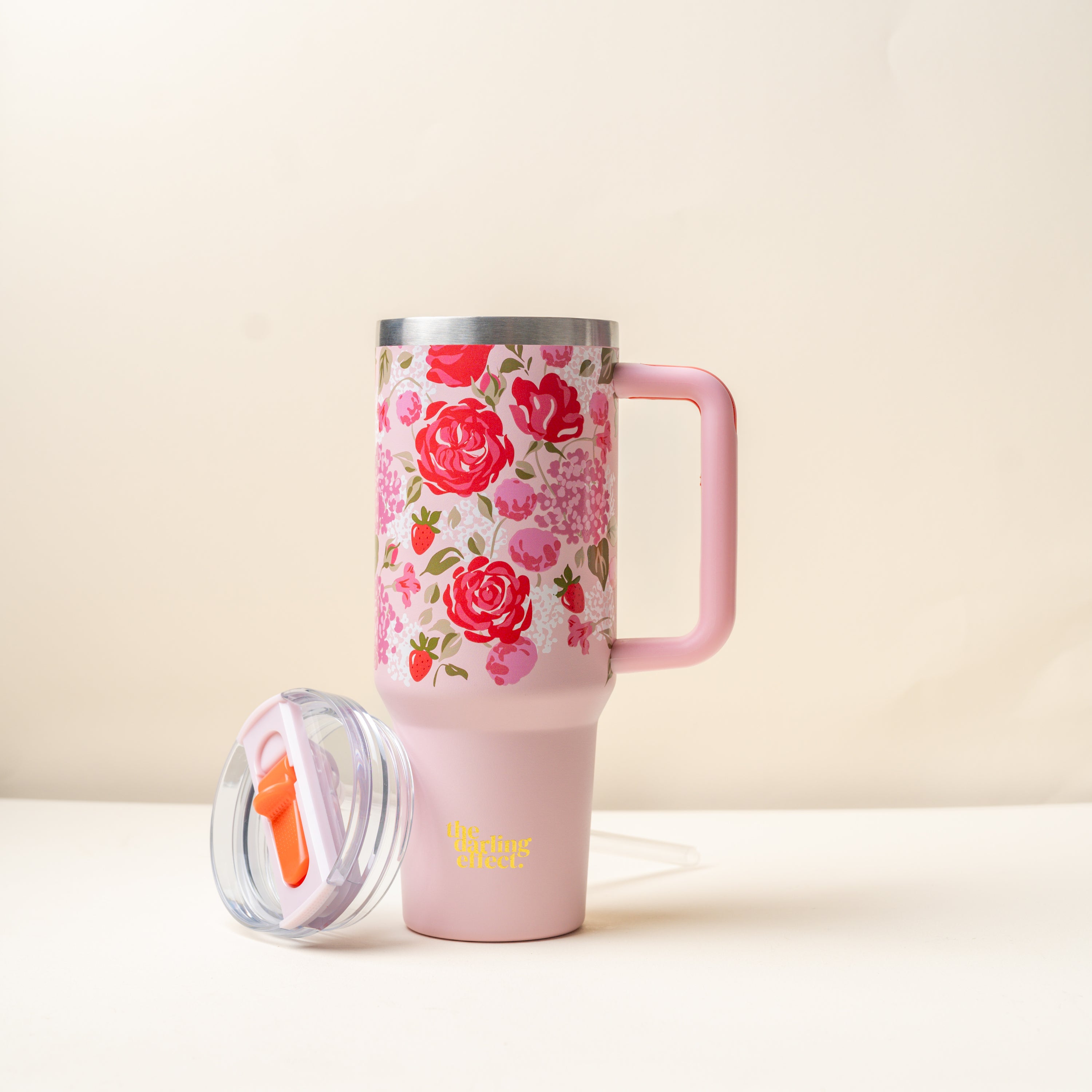 Rose Garden Lifestyle Flip Straw Tumbler