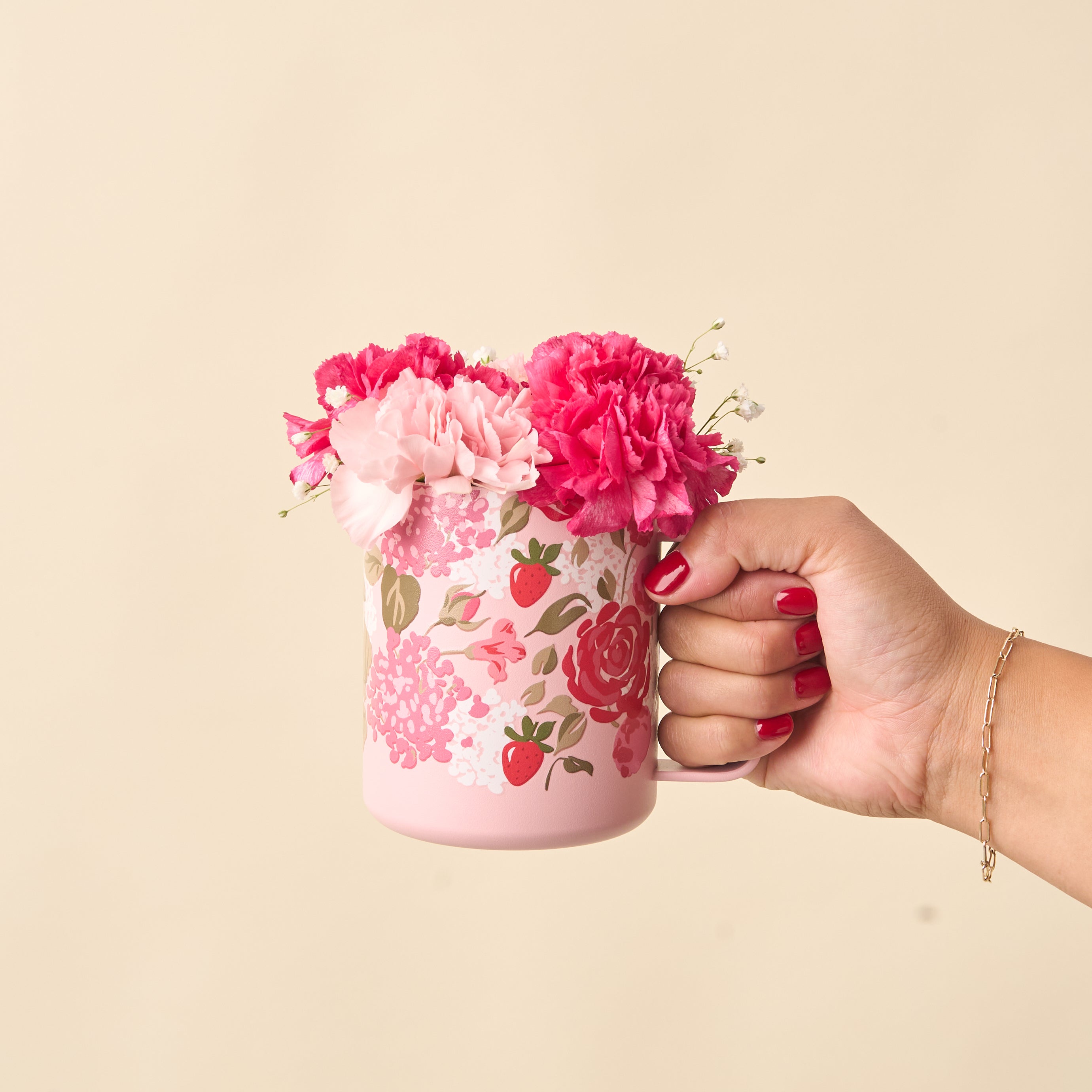 Rose Garden 14 oz Insulated Mug