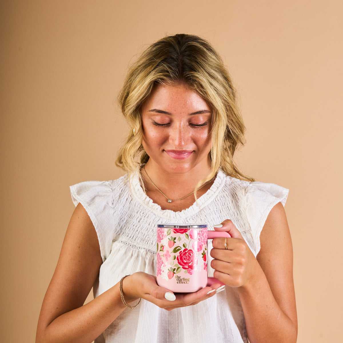 Rose Garden 14 oz Insulated Mug
