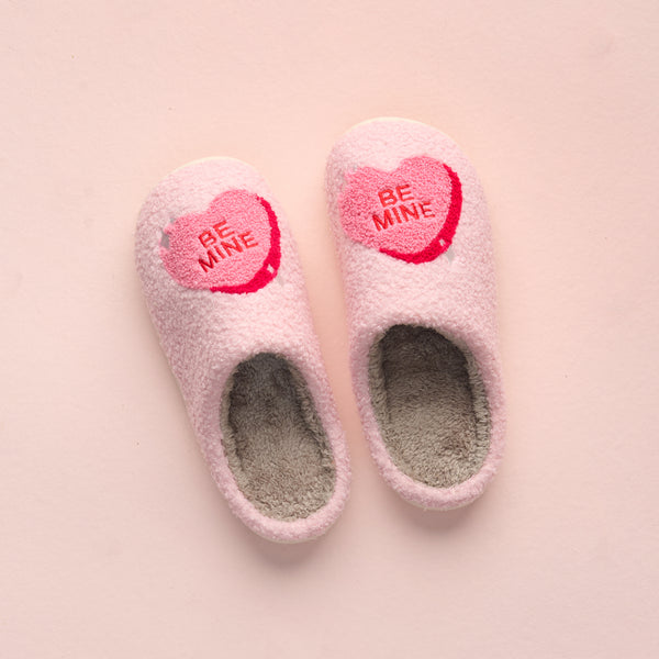 Fuzzy Slippers-Be Mine