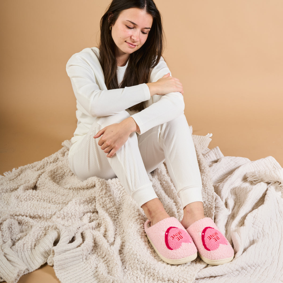 Fuzzy Slippers-Be Mine