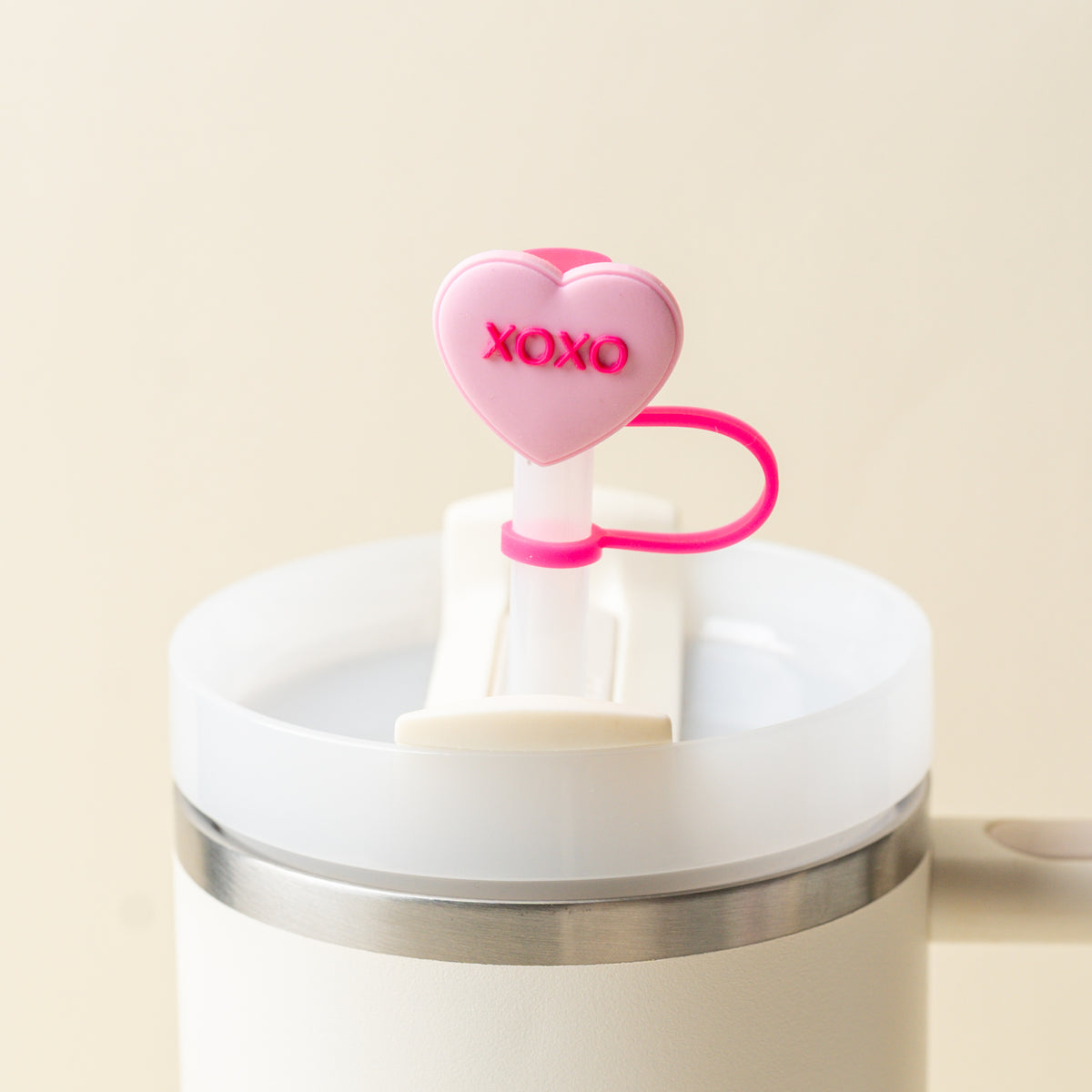 Hugs & Kisses Straw Topper Set