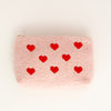 Pink Hearts Teddy Pouch