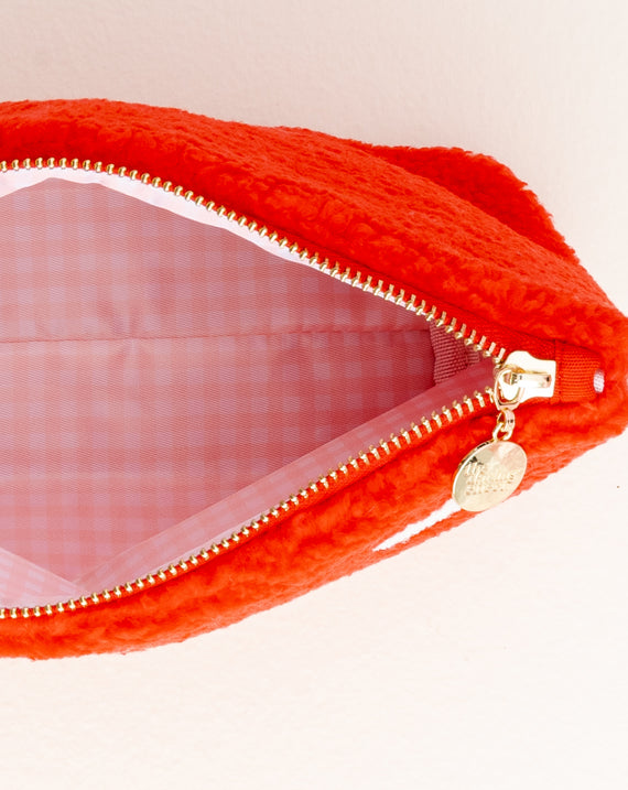 Red Hearts Teddy Pouch