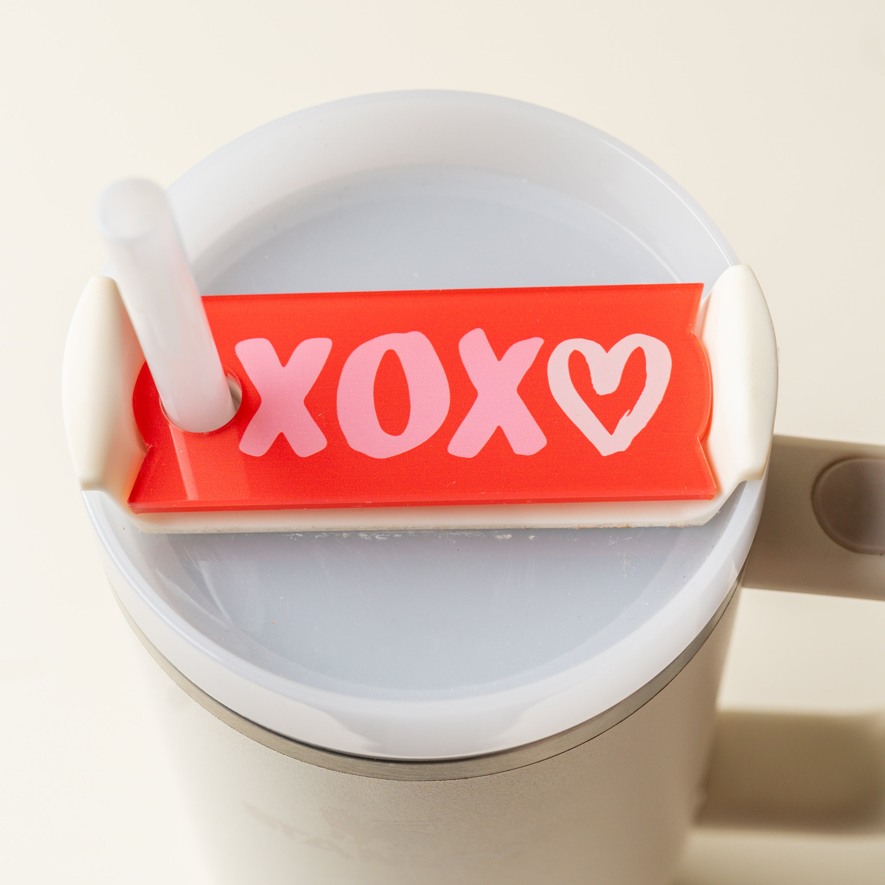 Valentine's Tumbler Lid Tag