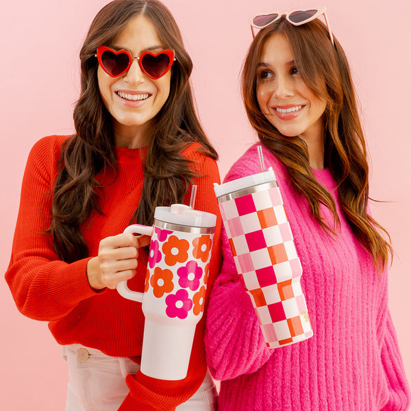 Lovebug Floral 40 oz Take Me Everywhere Tumbler