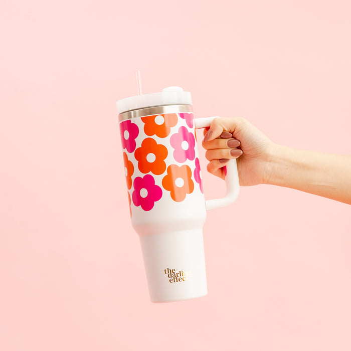 Lovebug Floral 40 oz Take Me Everywhere Tumbler