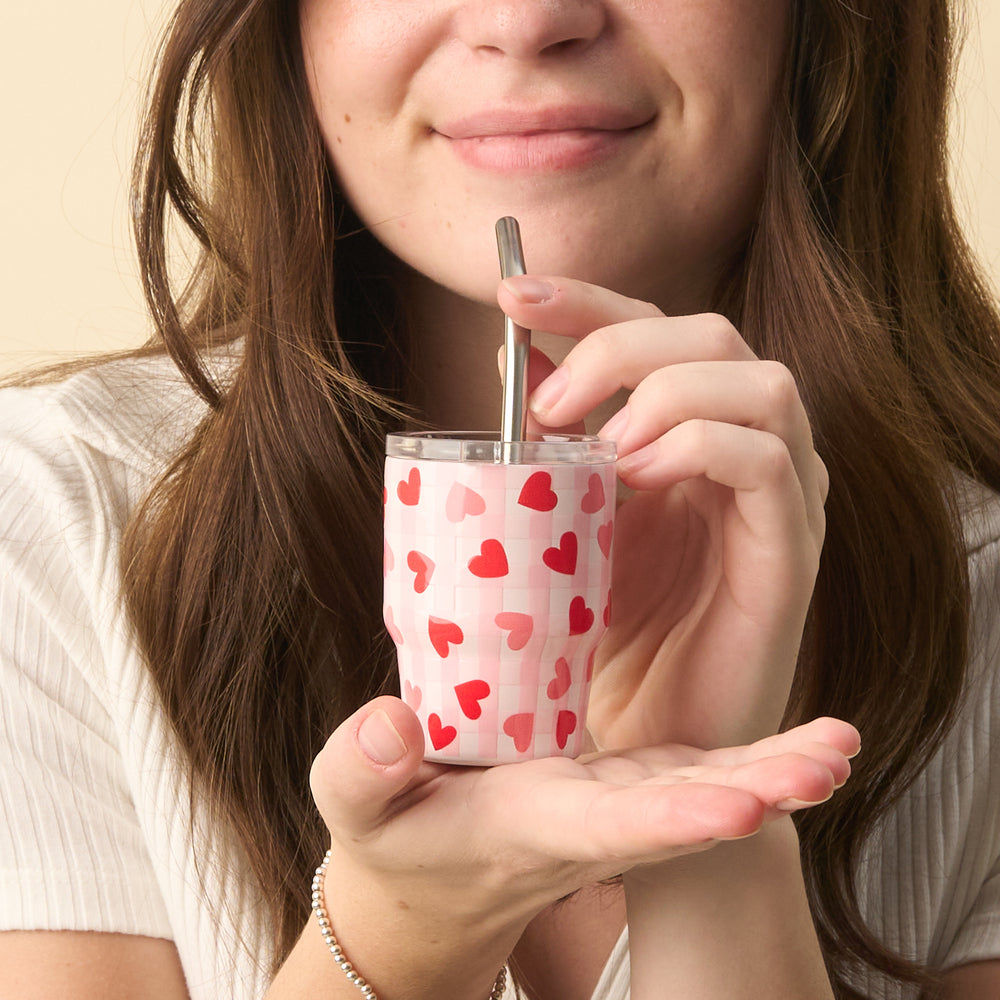 Charming Gingham 2 oz Tiny Tumbler