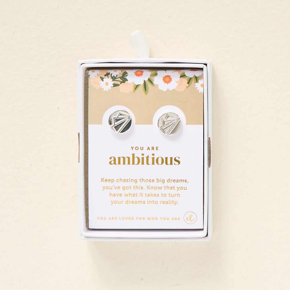You Are Ambitious Dainty Stud Earrings