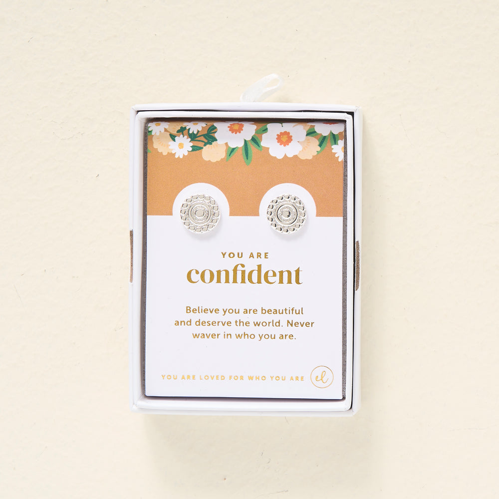You Are Confident Dainty Stud Earrings