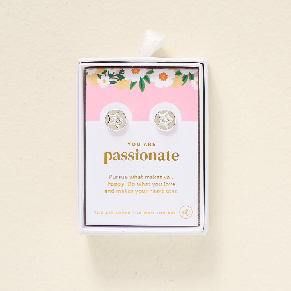 You Are Passionate Dainty Stud Earrings
