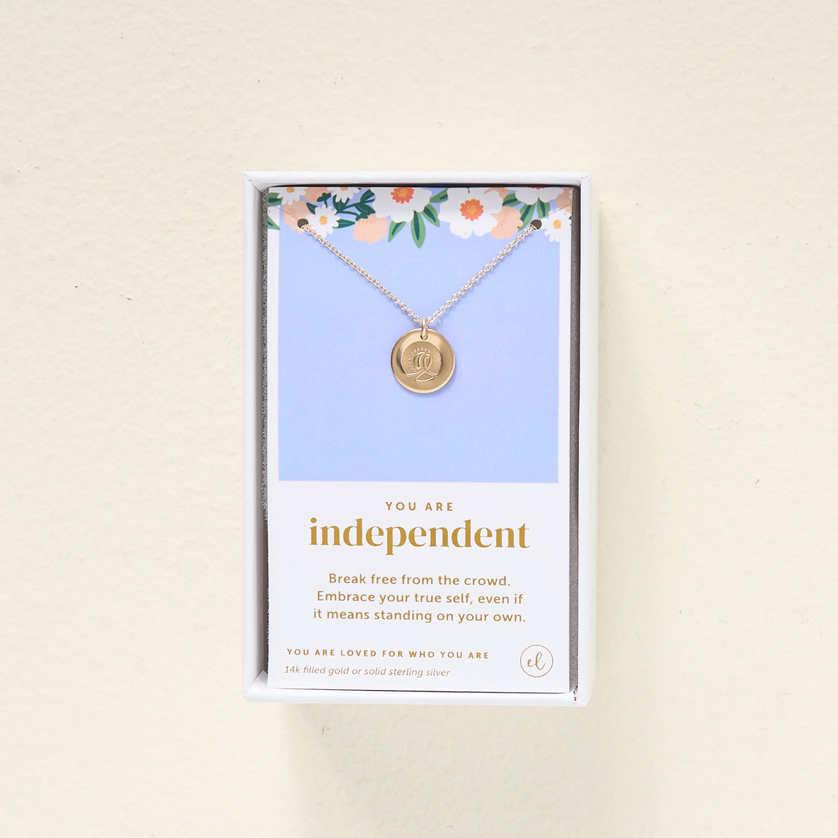 You Are Independent Disc Necklace