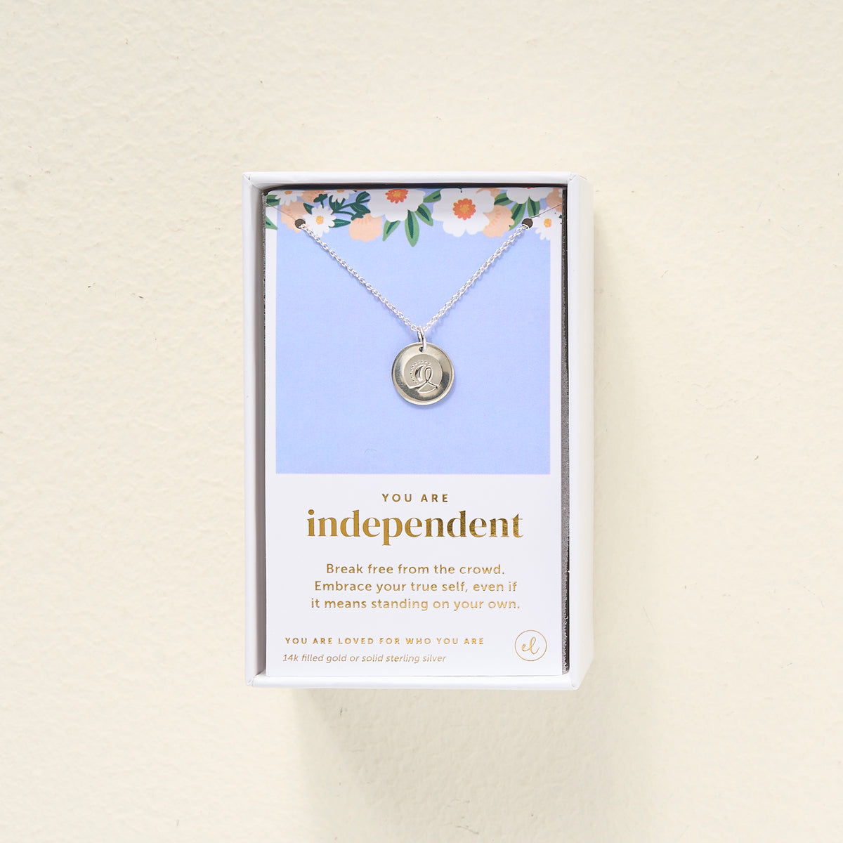 You Are Independent Disc Necklace