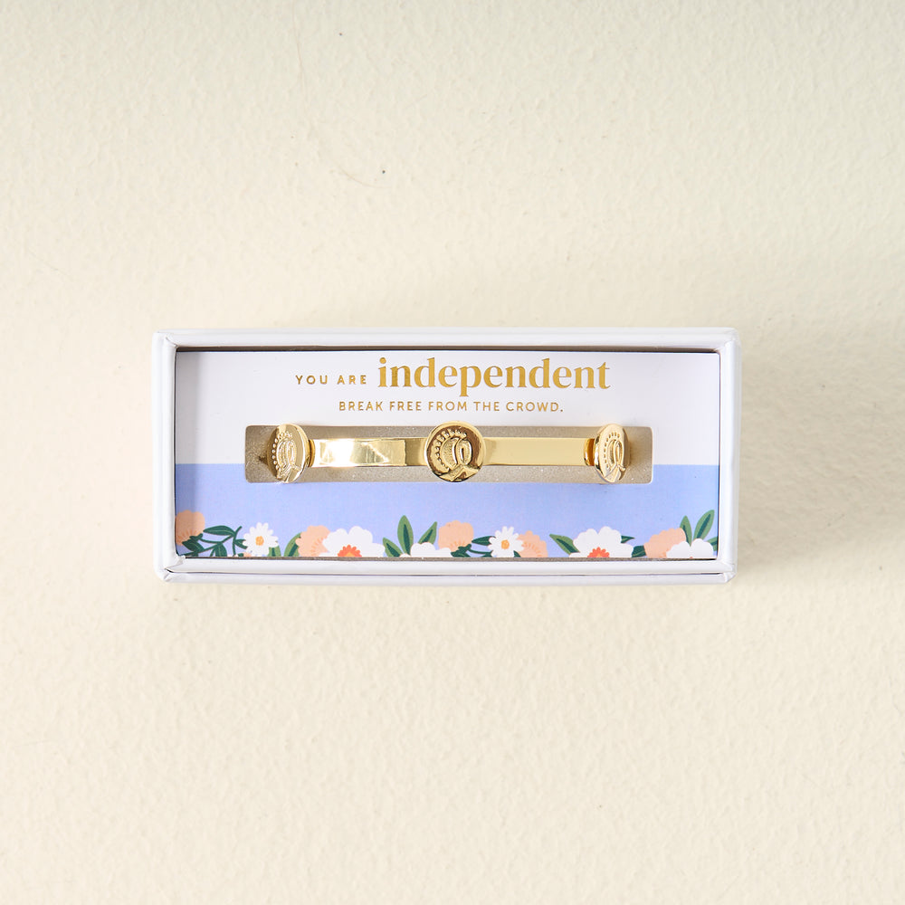 You Are Independent Skinny Stacker Trait Bracelet