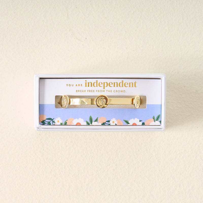 You Are Independent Skinny Stacker Trait Bracelet