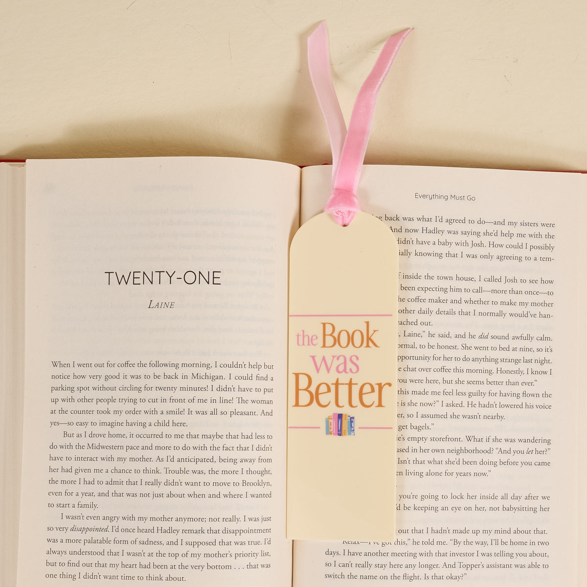 The Book Was Better Acrylic Bookmark