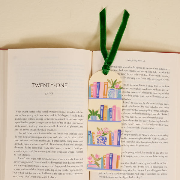 Book Shelfie Acrylic Bookmark