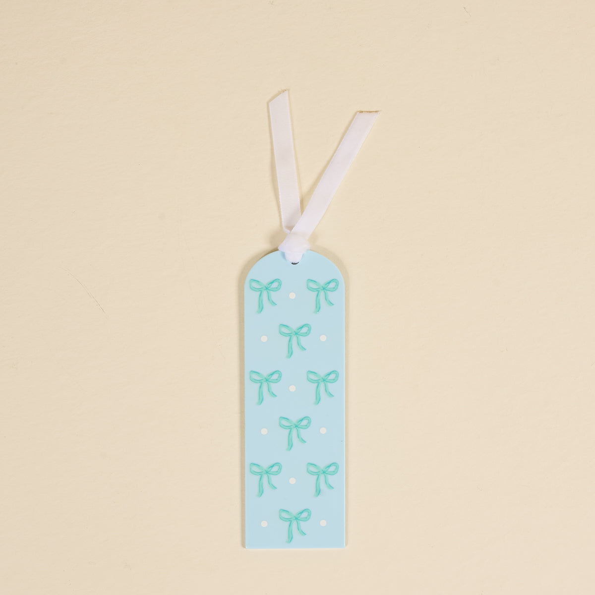 Bows Blue Acrylic Bookmark
