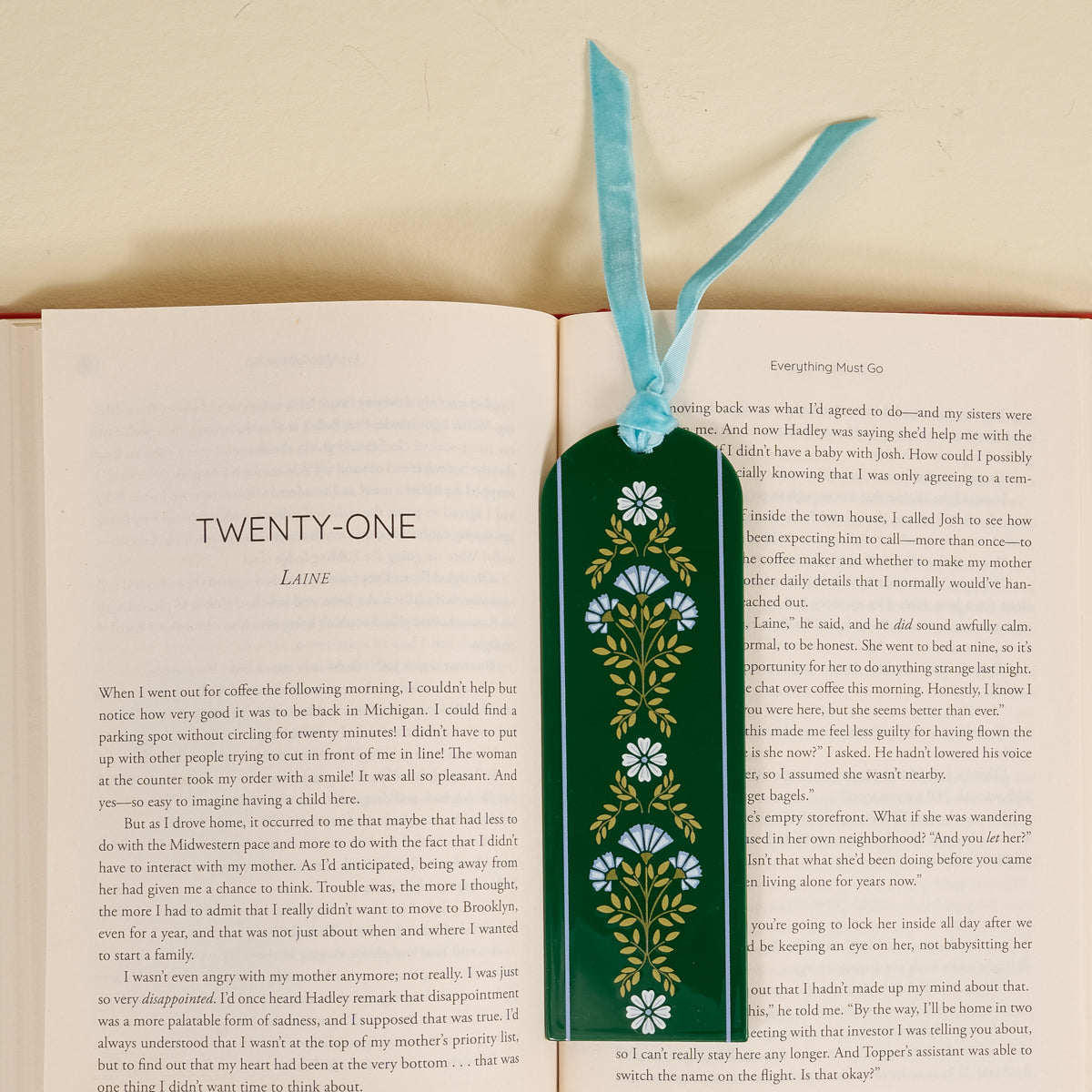 Everbloom Forest Green Acrylic Bookmark