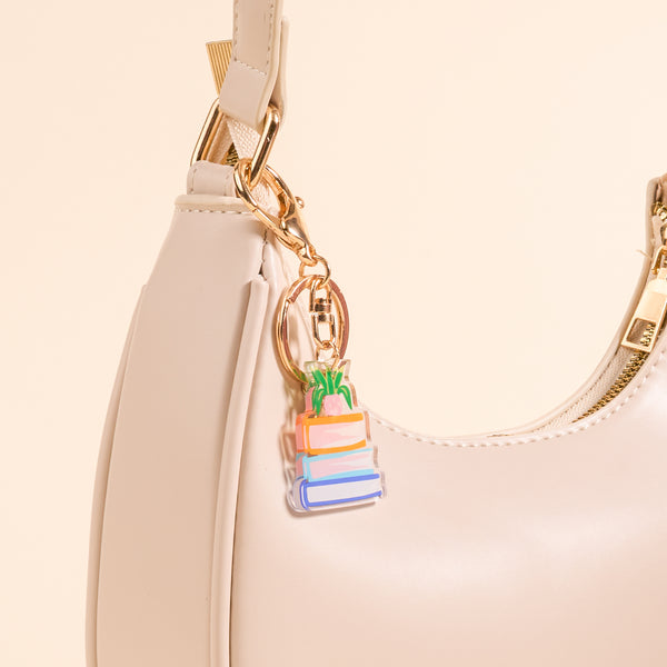 Book Nook Acrylic Keychain