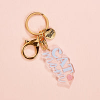 Cat Mom Acrylic Keychain