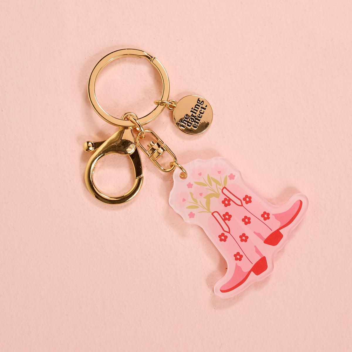 Cowgirl Boots Acrylic Keychain