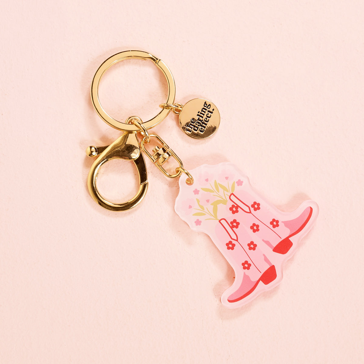 Cowgirl Boots Acrylic Keychain